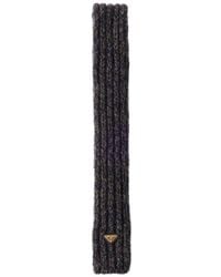 Prada - Écharpe En Laine Et Cachemire Mouliné - Lyst