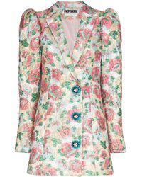 ROTATE BIRGER CHRISTENSEN Blazerjurk Met Jacquard - Roze