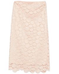 Aspesi - Floral-Patterned Skirt - Lyst