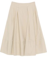 Woolrich - Cotton Long Skirt - Lyst