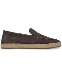 Henderson - Suede Espadrille Loafers - Lyst