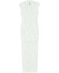 ROTATE BIRGER CHRISTENSEN - High Neck Mini Dress With Back Slit - Lyst
