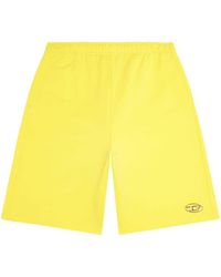 DIESEL - Shorts sportivi P-Marshy-Od con logo goffrato - Lyst
