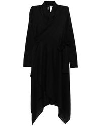 Limi Feu - Cardigan Asimmetrico A Coste - Lyst