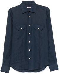 Kiton - Hemd aus Leinen - Lyst