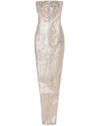 Rick Owens - Bustier Maxi-Jurk - Lyst