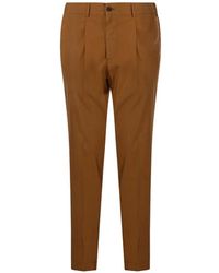 Santaniello - Pleated Elasticated-Waistband Trousers - Lyst