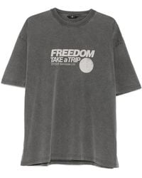 7 For All Mankind - T-Shirt À Imprimé Graphique - Lyst