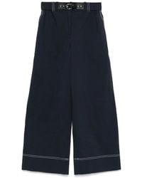 Maje - Broek Met Wijde Pijpen - Lyst