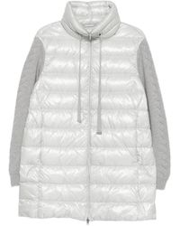 Herno - Plumífero A Paneles - Lyst