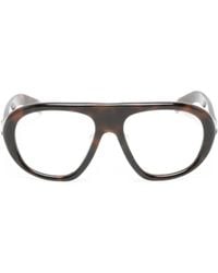 Prada - Tortoiseshell-Effect Pilot-Frame Sunglasses - Lyst