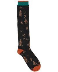 Gallo - Ski-Intarsia Knee-High Socks - Lyst