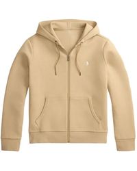 Polo Ralph Lauren - Logo-Embroidered Zip-Up Hoodie - Lyst
