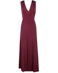 Twinset - Wrap Maxi Dress - Lyst