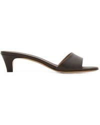 Ferragamo - Low Heeled Slides - Lyst