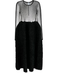 CFCL - Semi-Sheer Midi Dress - Lyst