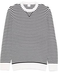 Eleventy - Striped Round Neck Sweater - Lyst