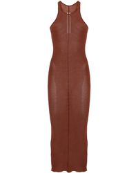 Rick Owens - Sleeveless Ribbed Dress - Lyst
