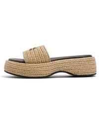 Bimba Y Lola - Woven Platform Sandals - Lyst
