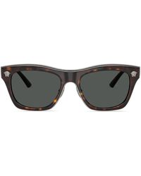 Versace - Tortoiseshell-Effect Sunglasses - Lyst