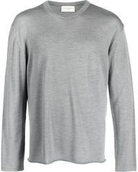 Officine Generale - Pull En Maille À Manches Longues - Lyst