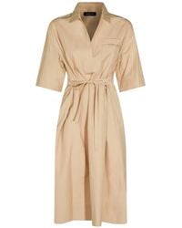 Fabiana Filippi - Cotton Midi Dress - Lyst