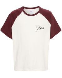 Rhude - T-Shirt mit Raglanärmeln - Lyst