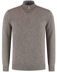 Gran Sasso - Half-Zip Sweater - Lyst