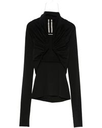 Rick Owens - Top Met Uitgesneden Detail - Lyst