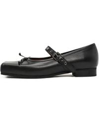 Finoacinque - Bow-Detail Buckle-Strap Ballet Flats - Lyst