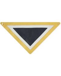 RETORI - Color-Block Leather Bandana Scarf - Lyst