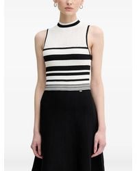 GAUDI - Striped Sleeveless Mini Dress - Lyst