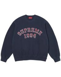 Supreme - Jersey A Cuadros Con Cuello Redondo - Lyst