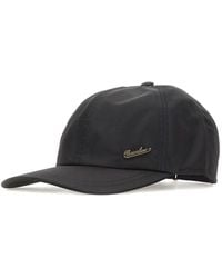 Borsalino - Metal-Logo Baseball Cap - Lyst