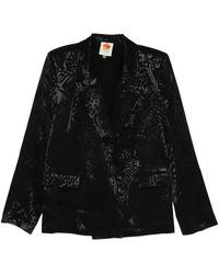 FARM Rio - Double-Breasted Blazer - Lyst