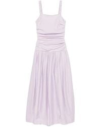 Tela - Ruched Tie-Back Dress - Lyst