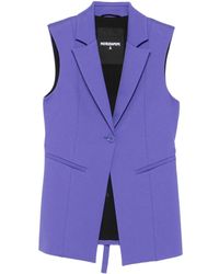 Patrizia Pepe - Single-Button Sleeveless Blazer - Lyst