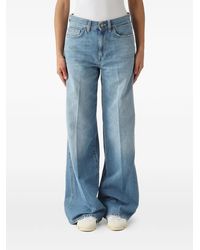 PT Torino - Wide-Leg Faded Jeans - Lyst