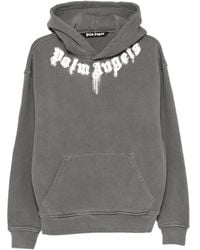 Palm Angels - Hoodie mit Logo-Print - Lyst