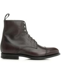 Church's - Edworth R 2.0 Pebbled-Leather Boots - Lyst