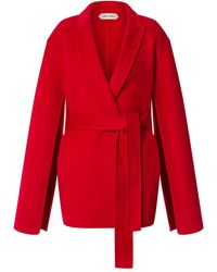 Alberta Ferretti - ベルテッド ダブルジャケット - Lyst