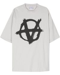Vetements - Double Anarchy Cotton T-shirt - Lyst
