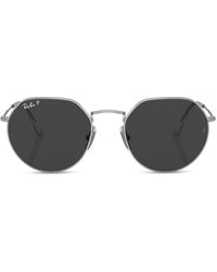 Ray-Ban - Jack Titanium ジオメトリックフレーム サングラス - Lyst