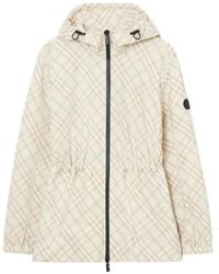 Burberry - Veste Whistable Check - Lyst