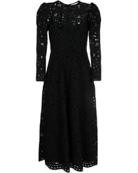 Elie Saab - Robe En Dentelle À Coupe Mi-Longue - Lyst