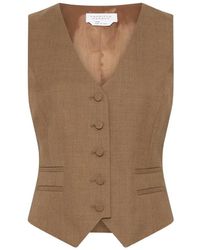 Gabriela Hearst - Coleridge Button-Fastening Vest - Lyst