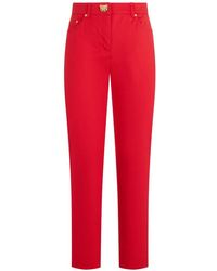 Moschino - Pantalon Droit À Plaque Teddy Bear - Lyst
