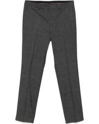 HUGO - Checked Trousers - Lyst