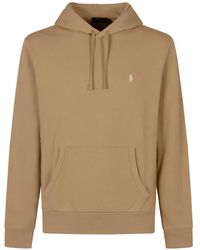 Polo Ralph Lauren - Logo-Embroidered Drawstring Hoodie - Lyst