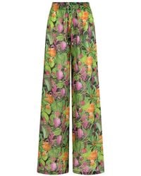 Paramidonna - Jungle-Print Beach Trousers - Lyst